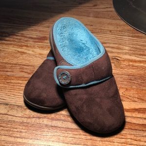 Vionic Sandals Slippers Brown & Teal Size 6